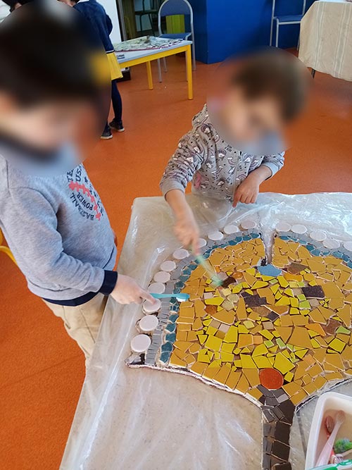 fabrication Mosaique Enfant Maternelle