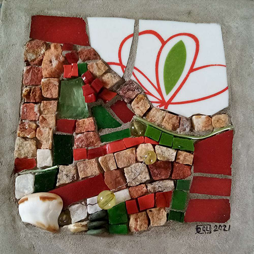 serie haiku 2022 mosaique création vente décoration