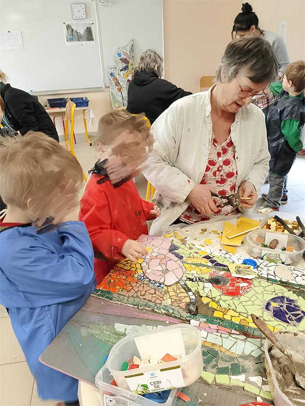 Mosaïque École Saint Lyphard 44 atelier9
