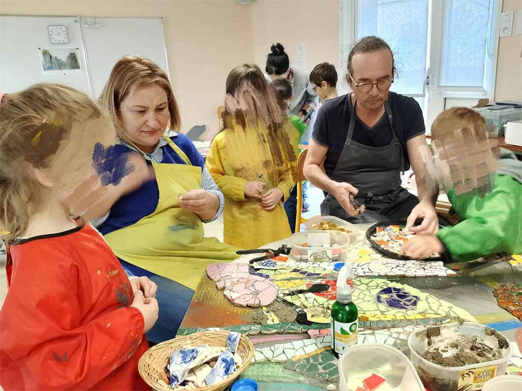 Mosaïque École Saint Lyphard 44 atelier9
